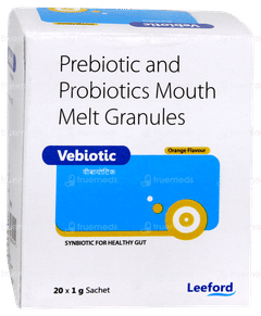 Vebiotic Orange Flavour Sachet 1gm