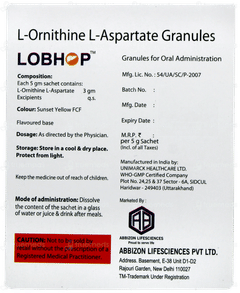 Lobhop Orange Flavour Sugar Free Granules 5gm