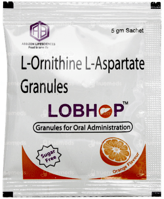 Lobhop Orange Flavour Sugar Free Granules 5gm
