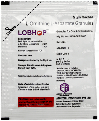 Lobhop Orange Flavour Sugar Free Granules 5gm