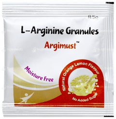 Argimust Orange Lemon Flavour No Added Sugar Granules 8.5gm