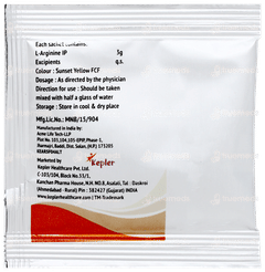 Argimust Orange Lemon Flavour No Added Sugar Granules 8.5gm