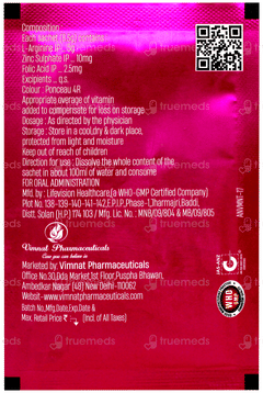 Vim Charge Forte Cranberry Flavour Sugar Free Granules 8.5gm