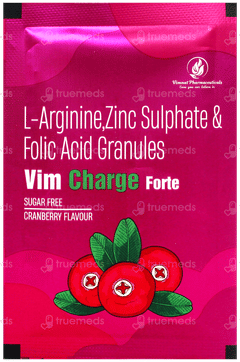 Vim Charge Forte Cranberry Flavour Sugar Free Granules 8.5Gm