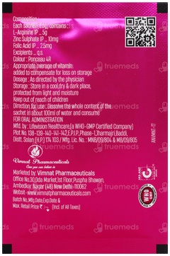 Vim Charge Forte Cranberry Flavour Sugar Free Granules 8.5Gm