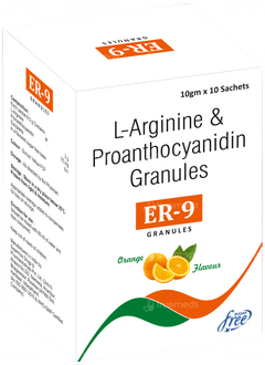 Er 9 Orange Flavour Sugar Free Granules 10gm Er 9 Orange Flavour Sugar Free Granules 10gm