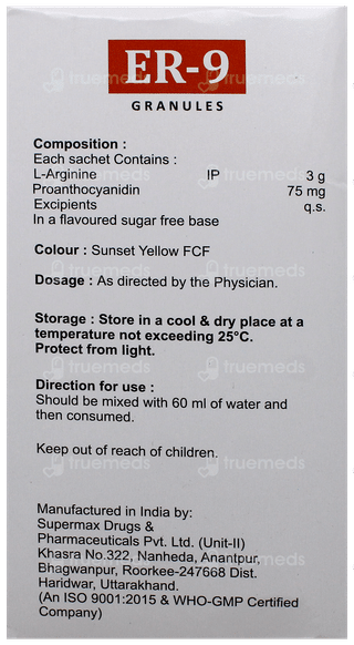 Er 9 Orange Flavour Sugar Free Granules 10Gm