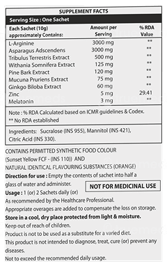 Edrive Mx Sugar Free 10Gm Pack Of 10 Sachets