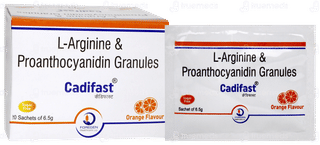 Cadifast Orange Flavour Sugar Free Granules 6.5gm