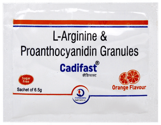 Cadifast Orange Flavour Sugar Free Granules 6.5gm