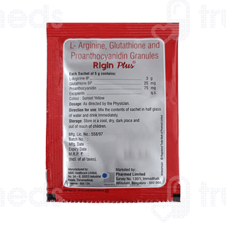 Rigin Plus Orange Flavour Sugar Free Sachet 5Gm