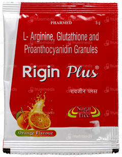 Rigin Plus Orange Flavour Sugar Free Sachet 5Gm