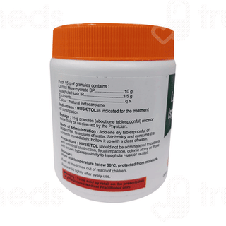 Huskitol Orange Flavour Sugar Free Granules 180Gm