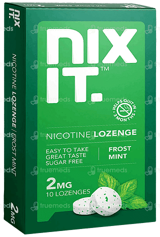 Nixit 2mg Frost Mint Flavour Sugar Free Nicotine Gums 10