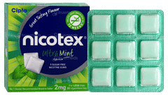 Nicotex 2Mg Ultra Mint Flavour Sugar Free Nicotine Gums 9 Nicotex 2Mg Ultra Mint Flavour Sugar Free Nicotine Gums 9