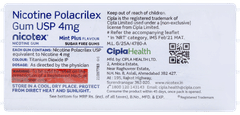 Nicotex 4mg Mint Plus Flavour Sugar Free Nicotine Gums 29 Nicotex 4mg Mint Plus Flavour Sugar Free Nicotine Gums 29