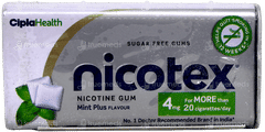 NICOTEX 4MG MINT PLUS FLAVOUR SUGAR FREE NICOTINE GUMS 29