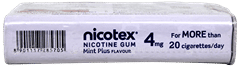 Nicotex 4Mg Mint Plus Flavour Sugar Free Nicotine Gums 29 Nicotex 4Mg Mint Plus Flavour Sugar Free Nicotine Gums 29