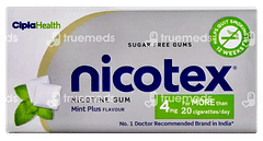 Nicotex Mint Plus 4 MG Sugar Free Chewing Gum 29