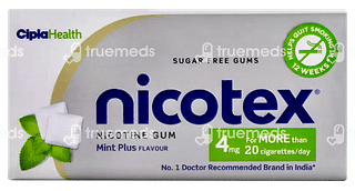 Nicotex Mint Plus 4 MG Sugar Free Chewing Gum 29