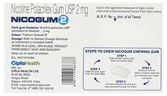 Nicogum 2 Fresh Mint Flavoured Sugar Free Nicotine Gums 12