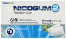 Nicogum Fresh Mint 2 MG Sugar Free Gum 12