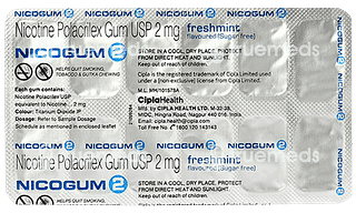 Nicogum Fresh Mint 2 MG Sugar Free Gum 12