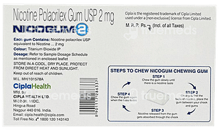 Nicogum Fresh Mint 2 MG Sugar Free Gum 12