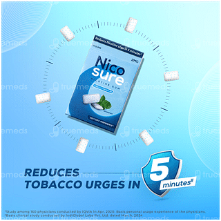 Nico Sure 2mg Spearmint Nicotine Gum 10