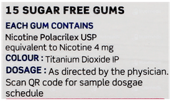 Nicotex 4Mg Mint Plus Flavour Sugar Free Nicotine Gums 15 Nicotex 4Mg Mint Plus Flavour Sugar Free Nicotine Gums 15