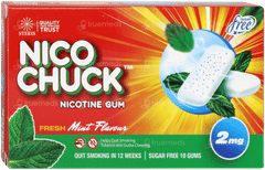 Nico Chuck 2mg Mint Flavour Sugar Free Nicotine Gums 10