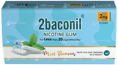 2baconil 2mg Mint Flavour Nicotine Gums 30