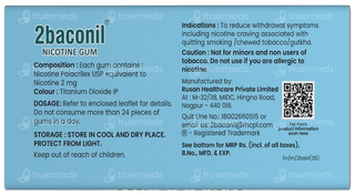 2baconil 2mg Mint Flavour Nicotine Gums 30