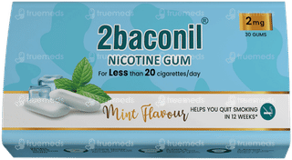 2baconil 2mg Mint Flavour Nicotine Gums 30