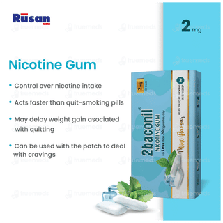 2baconil 2mg Mint Flavour Nicotine Gums 30