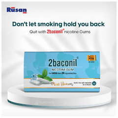 2baconil 2mg Mint Flavour Nicotine Gums 30