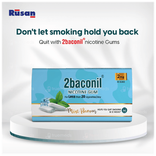 2baconil 2mg Mint Flavour Nicotine Gums 30