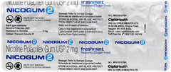 Nicogum 2 Fresh Mint Flavoured Sugar Free Nicotine Gums 16