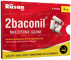 2Baconil 2Mg Icy Mint Sugar Free Nicotine Gums 9