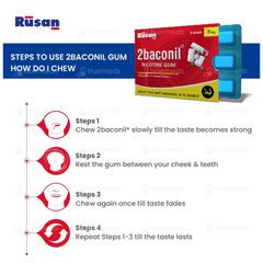 2Baconil 2Mg Icy Mint Sugar Free Nicotine Gums 9