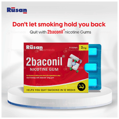 2Baconil 2Mg Icy Mint Sugar Free Nicotine Gums 9