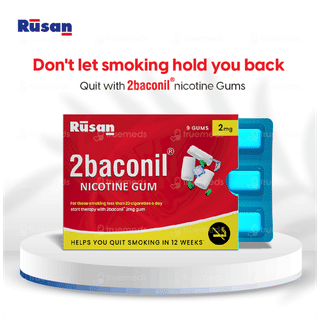 2Baconil 2Mg Icy Mint Sugar Free Nicotine 20 Pack Of 9 Gums