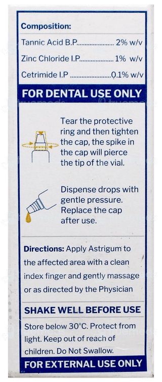 Astrigum Gum Astringent 15Ml