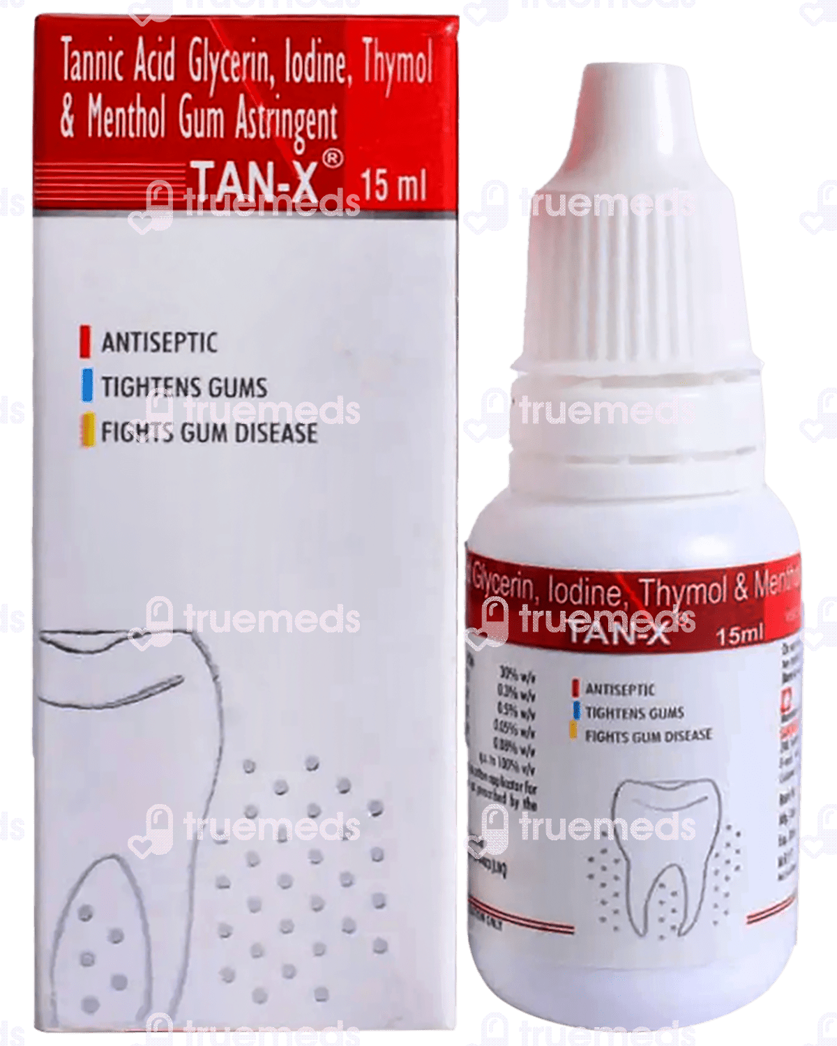 Tan X Gum Astringent 15 Ml Uses, Side Effects, Dosage, Price Truemeds