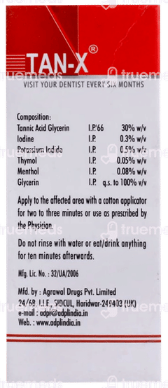 Tan X Gum Astringent 15ml