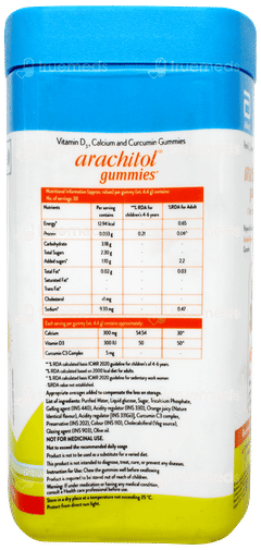 Arachitol Orange Flavour Gummies 30