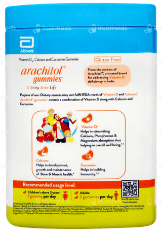Arachitol Orange Flavour Gummies 30