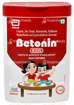 Betonin Kids Mixed Fruit Flavour Gummies 30 Betonin Kids Mixed Fruit Flavour Gummies 30