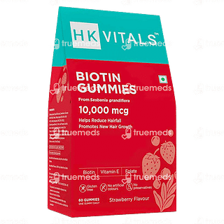 Hk Vital Biotin Hair Gummies 60