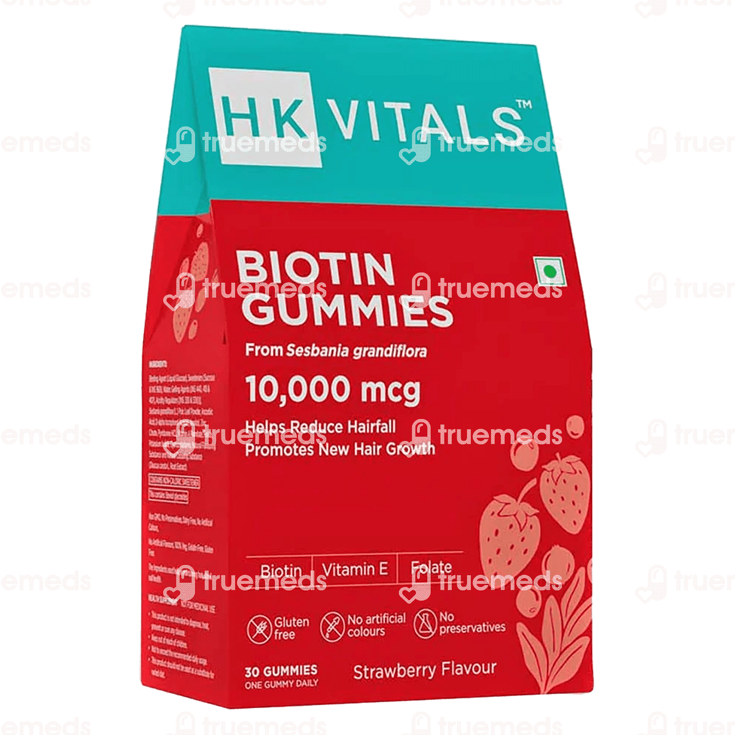 Hk Vitals Biotin Hair Gummies 30 - Uses, Side Effects, Dosage, Price ...